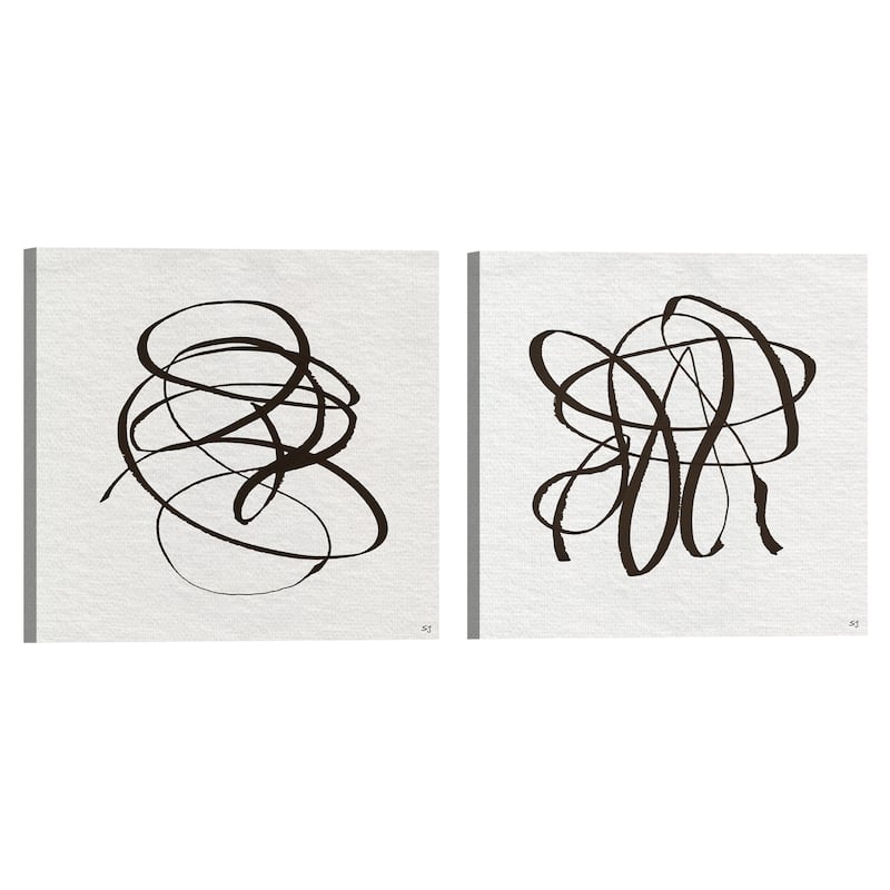 Winding Road I & II by Susan Jill Canvas Art PrintS