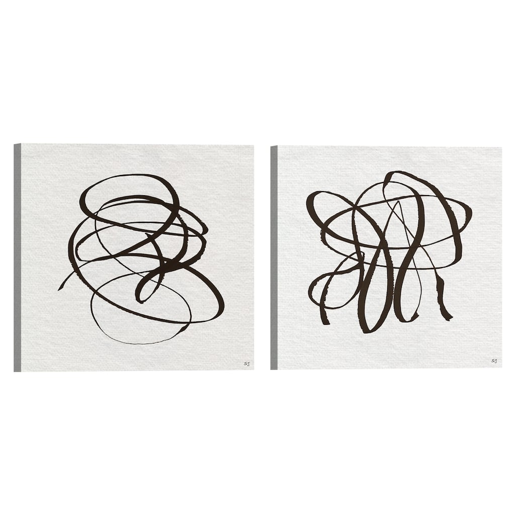 Winding Road I & II by Susan Jill Canvas Art PrintS