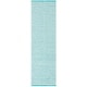 preview thumbnail 41 of 46, SAFAVIEH Flatweave Montauk Sigurosk Casual Cotton Rug 2'3" x 8' Runner - Aqua/Blue - Runner