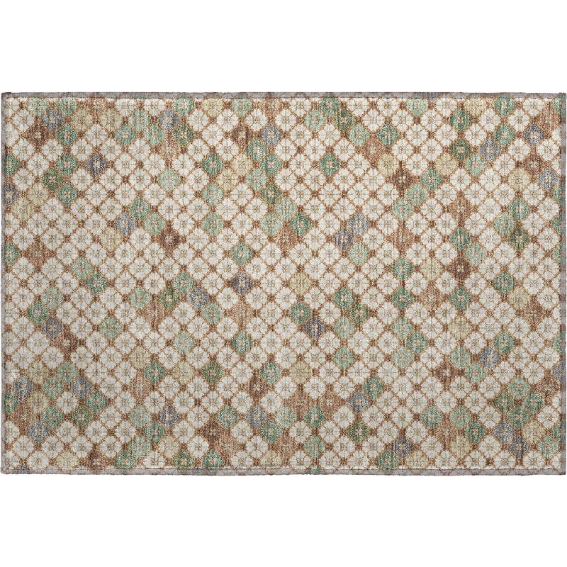 Premium Washable Super Soft Modern Mosaic Mayfield Rug