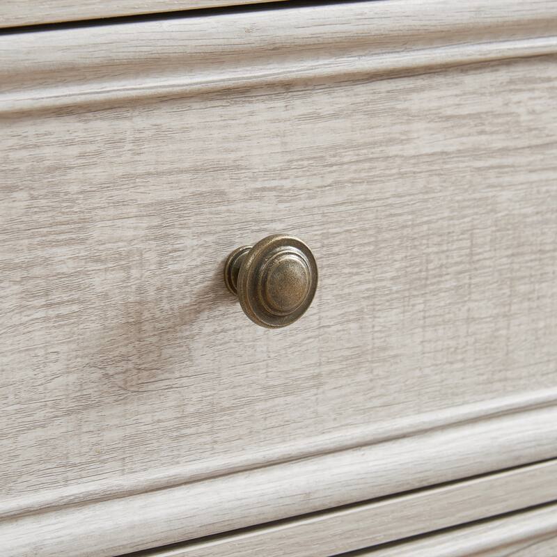 GDF Studio - Modern Tall Storage Cabinet with Drawer and Glass Doors.