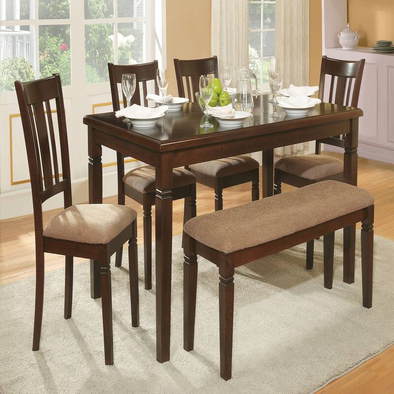 Transitional Style Dining Furniture 1pc Bench