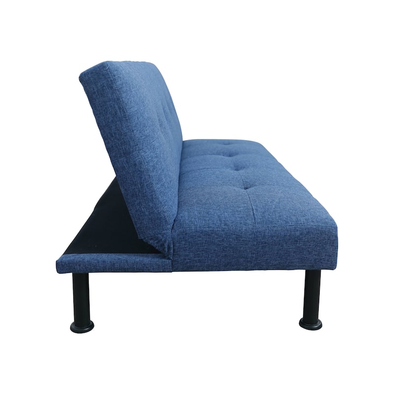 Modern Futon Convertible Sofa Bed Adjustable Backrest