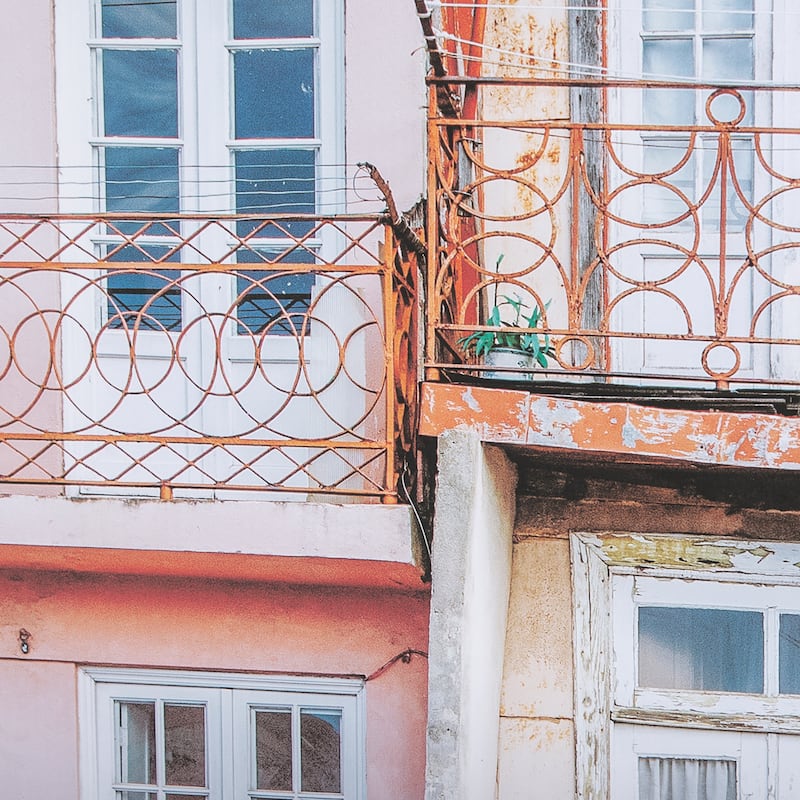 Porto Houses Framed Art Print