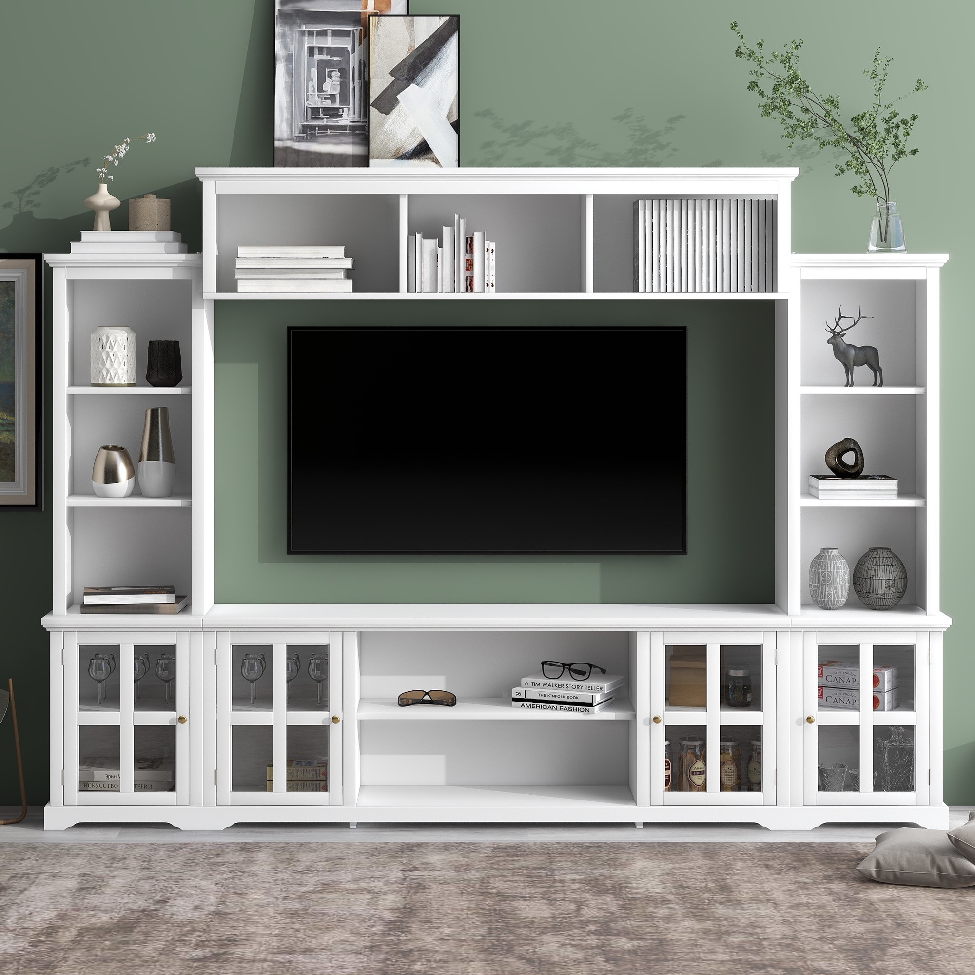 Tv wall unit on sale 65 inch