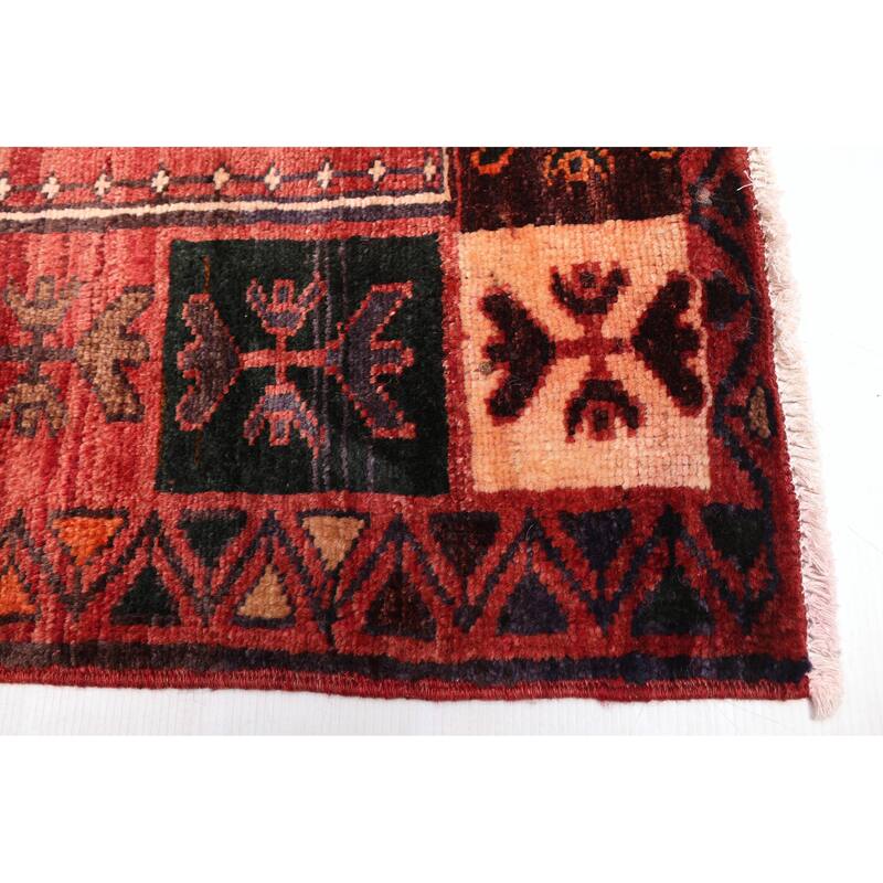 ECARPETGALLERY Hand-knotted Melis Vintage Dark Copper Wool Rug - 5'9 x 7'11