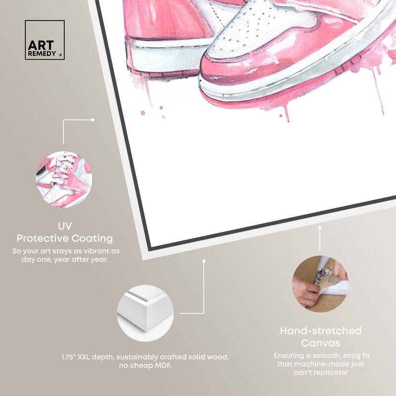 Doll Memories - Walk in Pink Canvas by Art Remedy