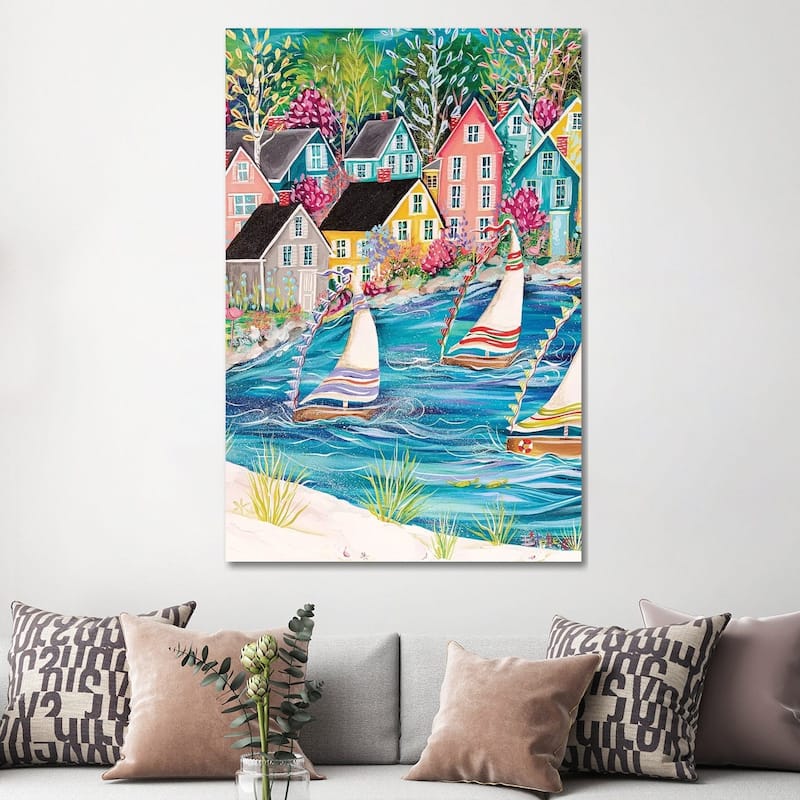iCanvas "Coastal Life" by Estelle Grengs Canvas Print