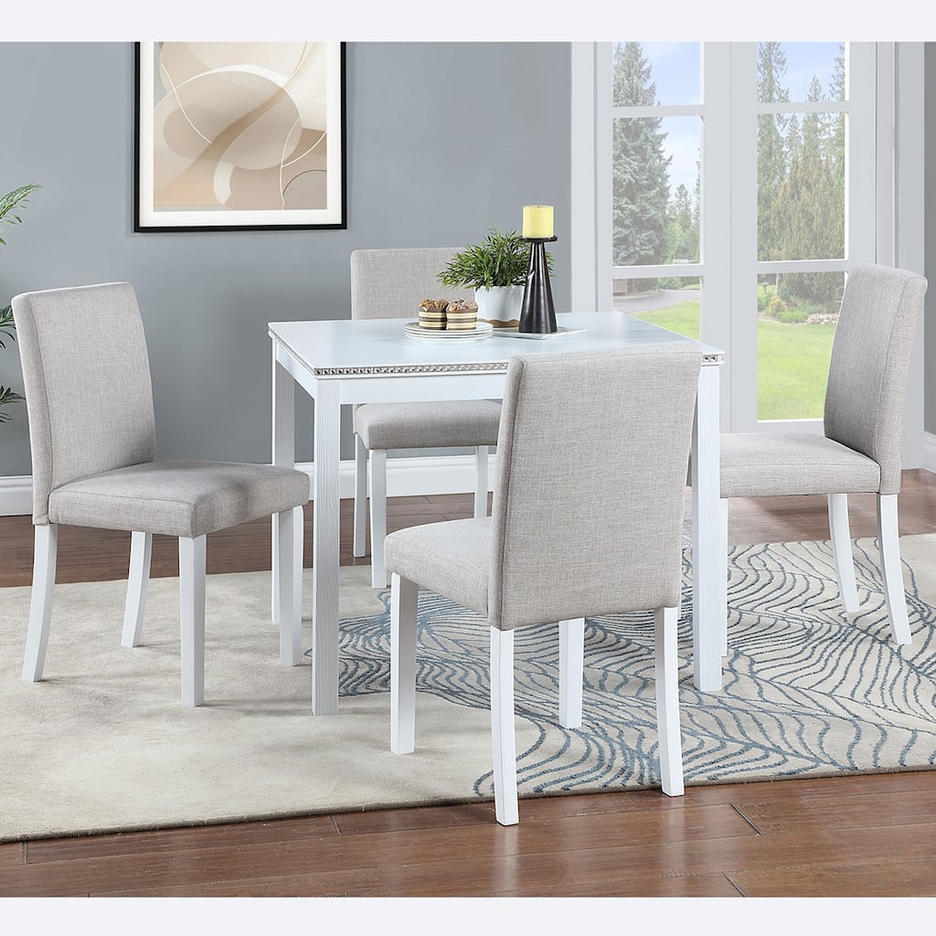 5PCS Square Dining Tabel Set With 4 Chair