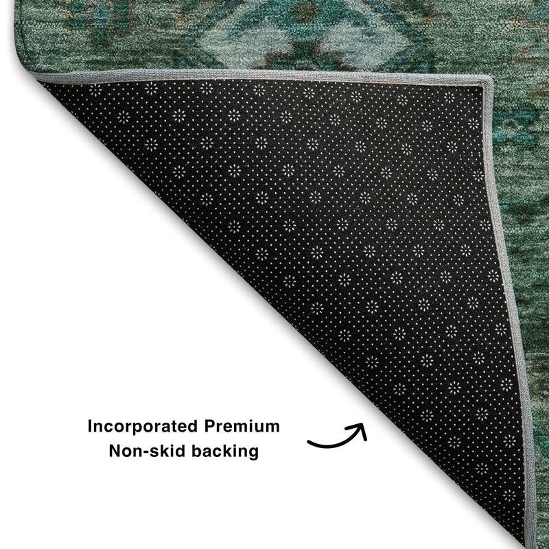 Premium Washable Super Soft Traditional Karachi Mayfield Rug