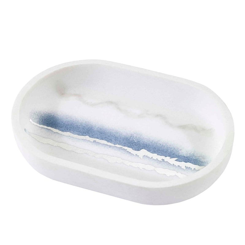 Avanti Linens Murano Soap Dish - Silver - Soap Dish