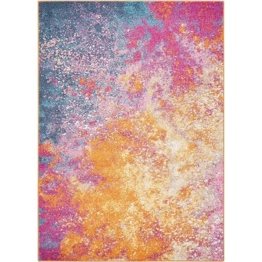 Nourison Passion Colorful Modern Abstract Area Rug