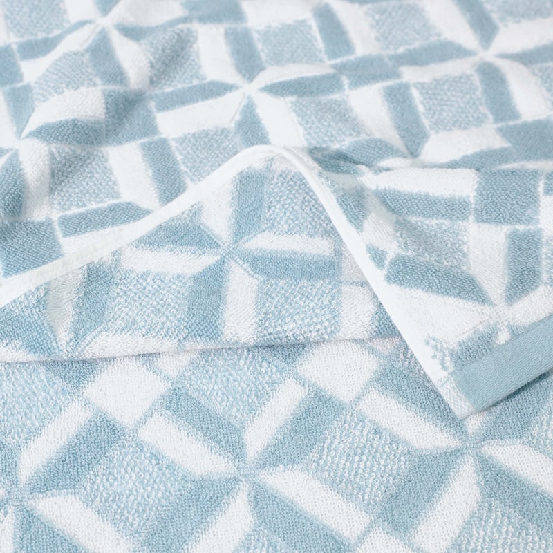 Martex Geo Blue Bath Towel