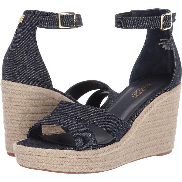 ralph lauren espadrille wedge sandals