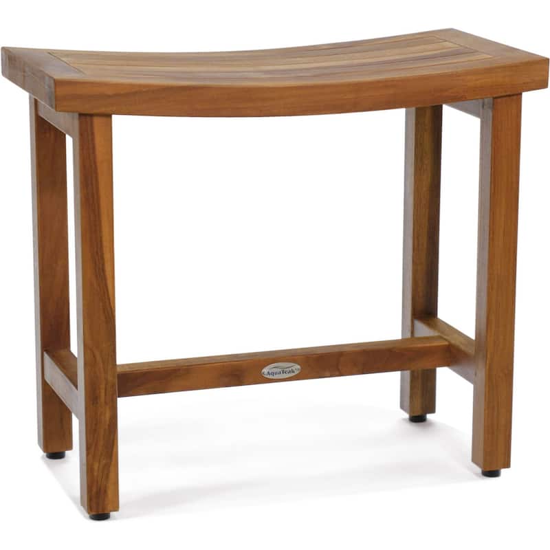 Patented Sumba Lotus Teak Shower Bench