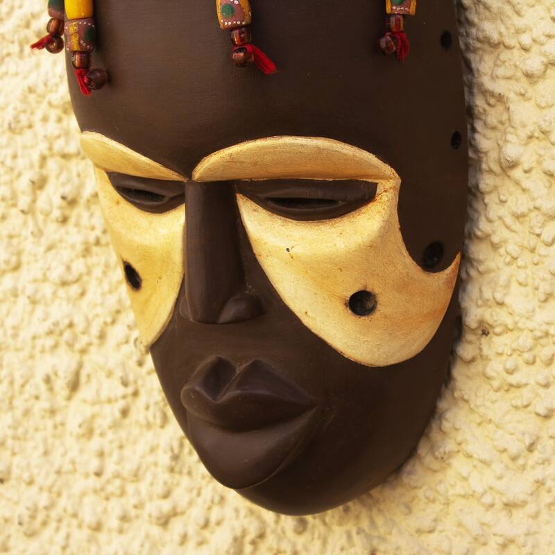 Novica Handmade Igbo Tribe African Wood Mask