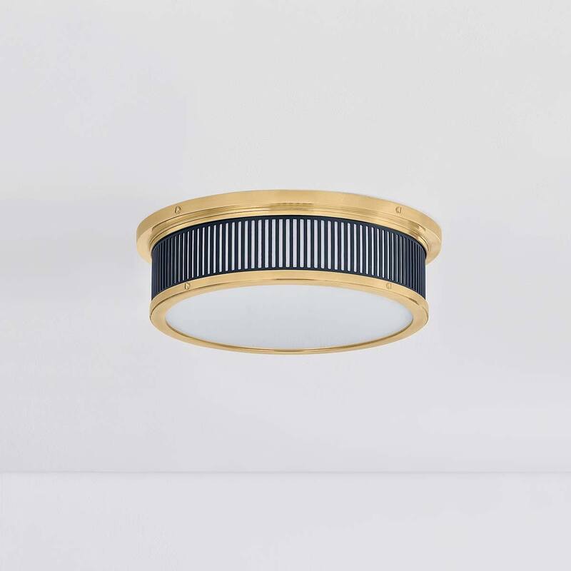 Hudson Valley Lighting MDS1901 Ashdown 14" Wide LED Flush Mount Drum