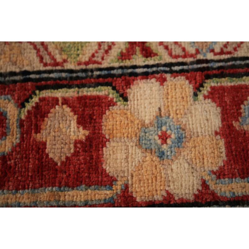 Black Vegetable Dye Heriz Oriental Rug Handmade Wool Carpet - 4'11" x 6'8"