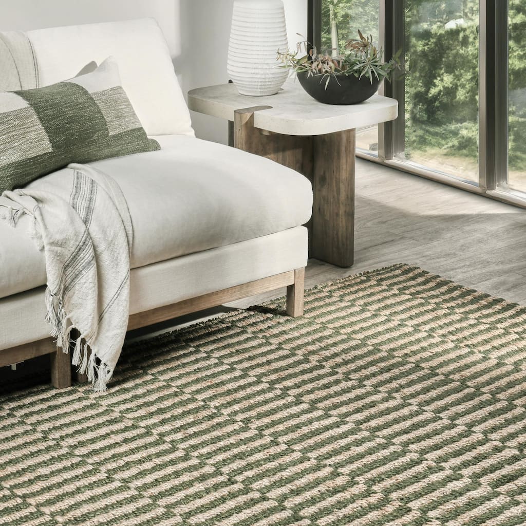 Villa by Classic Home Monterey Jute Handwoven Area Rug