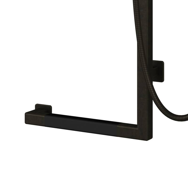 Seville Slide Bar ADA Compliant 500 lb Weight Capacity Slide Bar with Multi-function Handshower Right Oil Rubbed Bronze