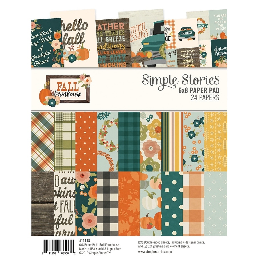 Simple Stories Collection Kit 12X12-Fall Farmhouse