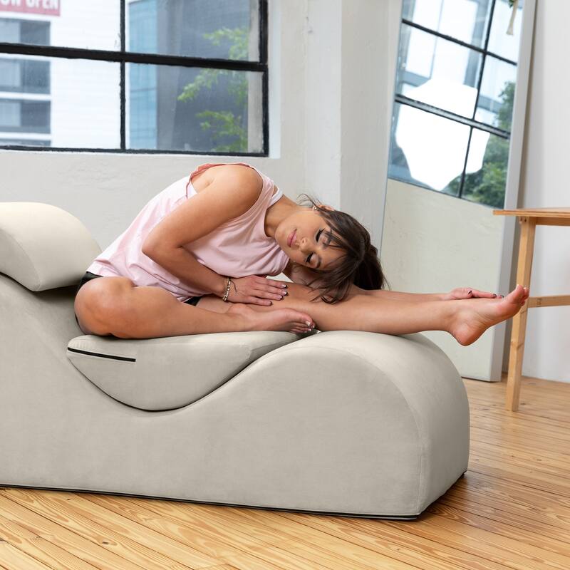 Avana Luvu Lounger - Chaise Lounge Chair for Yoga, Exercise, Stretching, Massage and More - High Density Foam Core