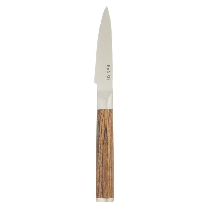 Babish 1.4116 German 3.5-inch Stainless Steel Paring Knife-Kitchen Knife for Peeling, Trimming & Prep Work,