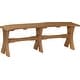 preview thumbnail 3 of 26, Poly Lumber Table Bench 52" - Antique Mahogany Woodgrain