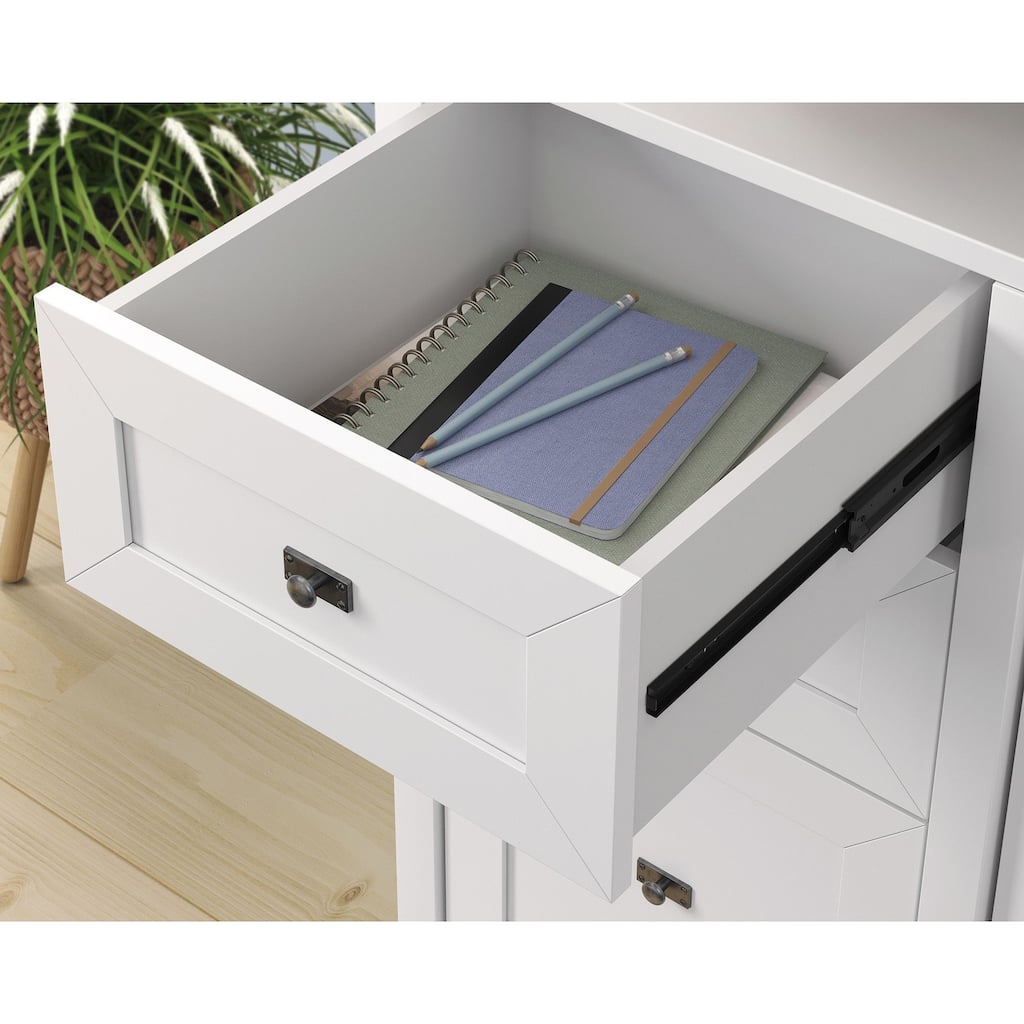 Cottage Road Credenza Desk Wh A2