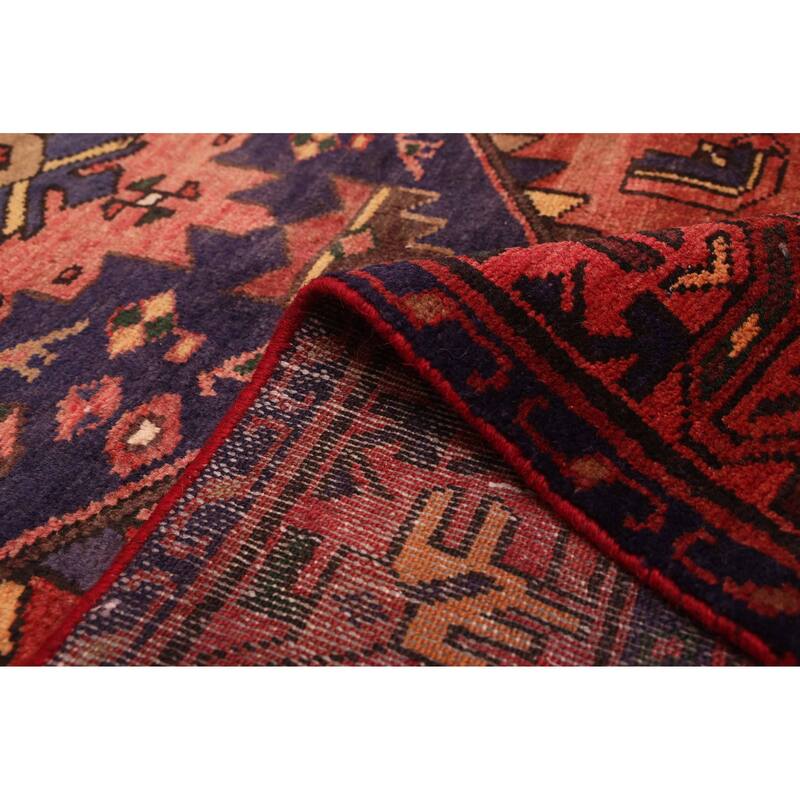ECARPETGALLERY Hand-knotted Andelz Red Wool Rug - 4'4 x 8'2