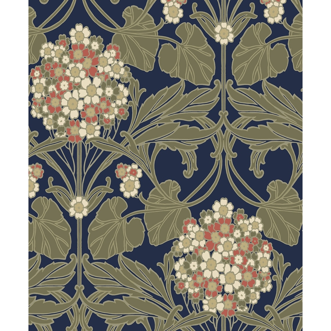 NextWall Hydrangea Floral Peel and Stick Wallpaper