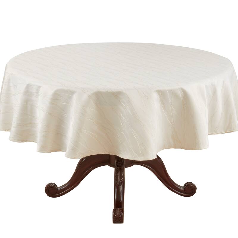 Metallic Shimmer Tablecloth - 70"x70" Round
