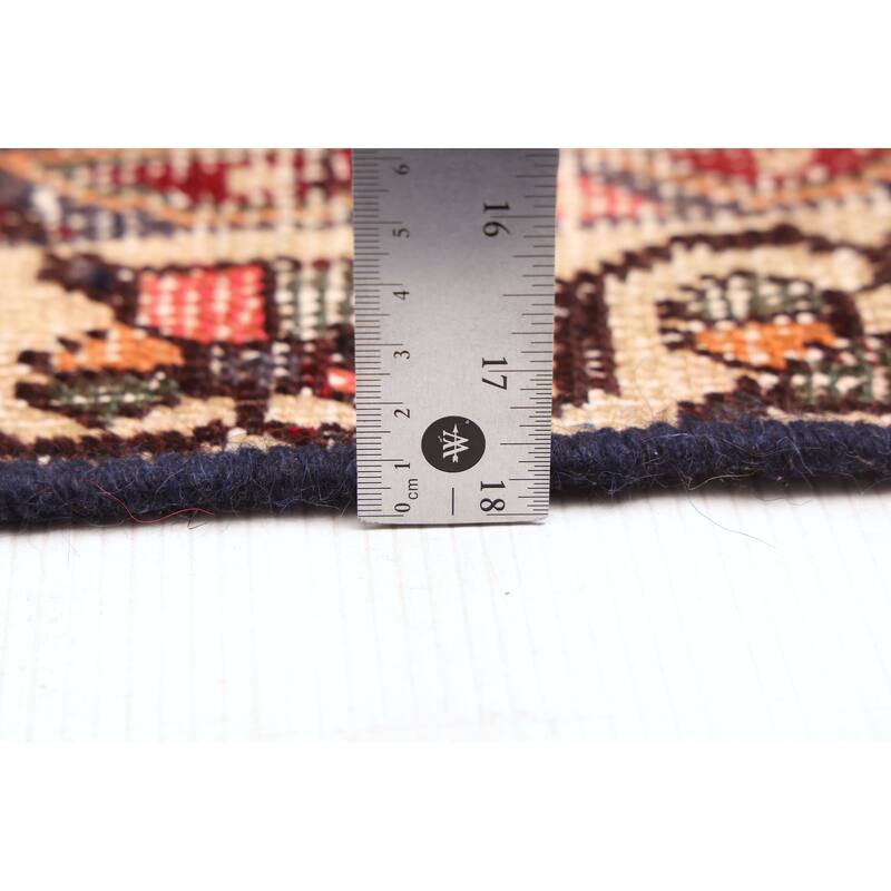 ECARPETGALLERY Hand-knotted Antalya Vintage Dark Red Wool Rug - 4'7 x 6'4