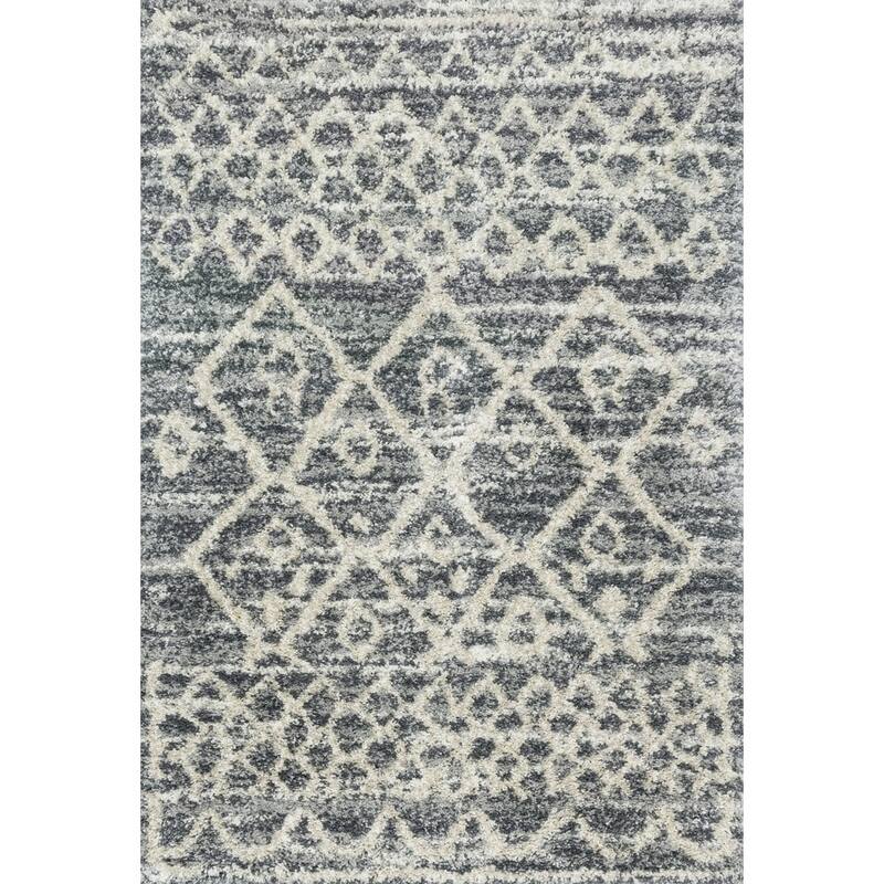 Alexander Home Diamond Moroccan Shag Area Rug