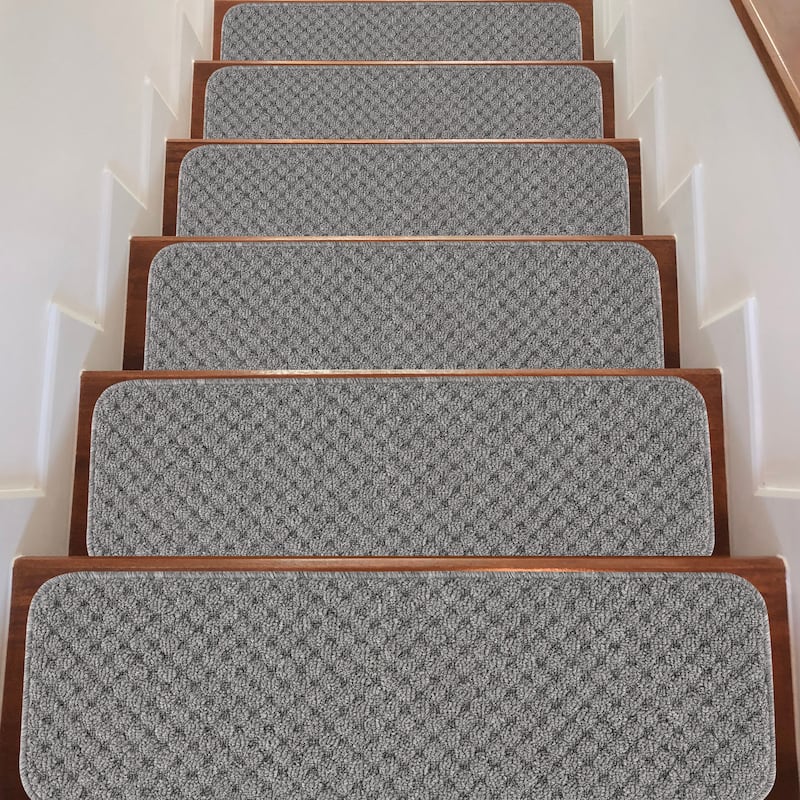 Beverly Rug Non Slip Stair Treads for Wooden Steps, 8''x26''