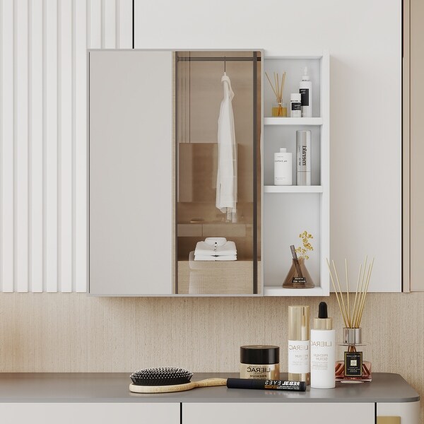Stylish and Functional Wall-Mounted Mirror Cabinet for