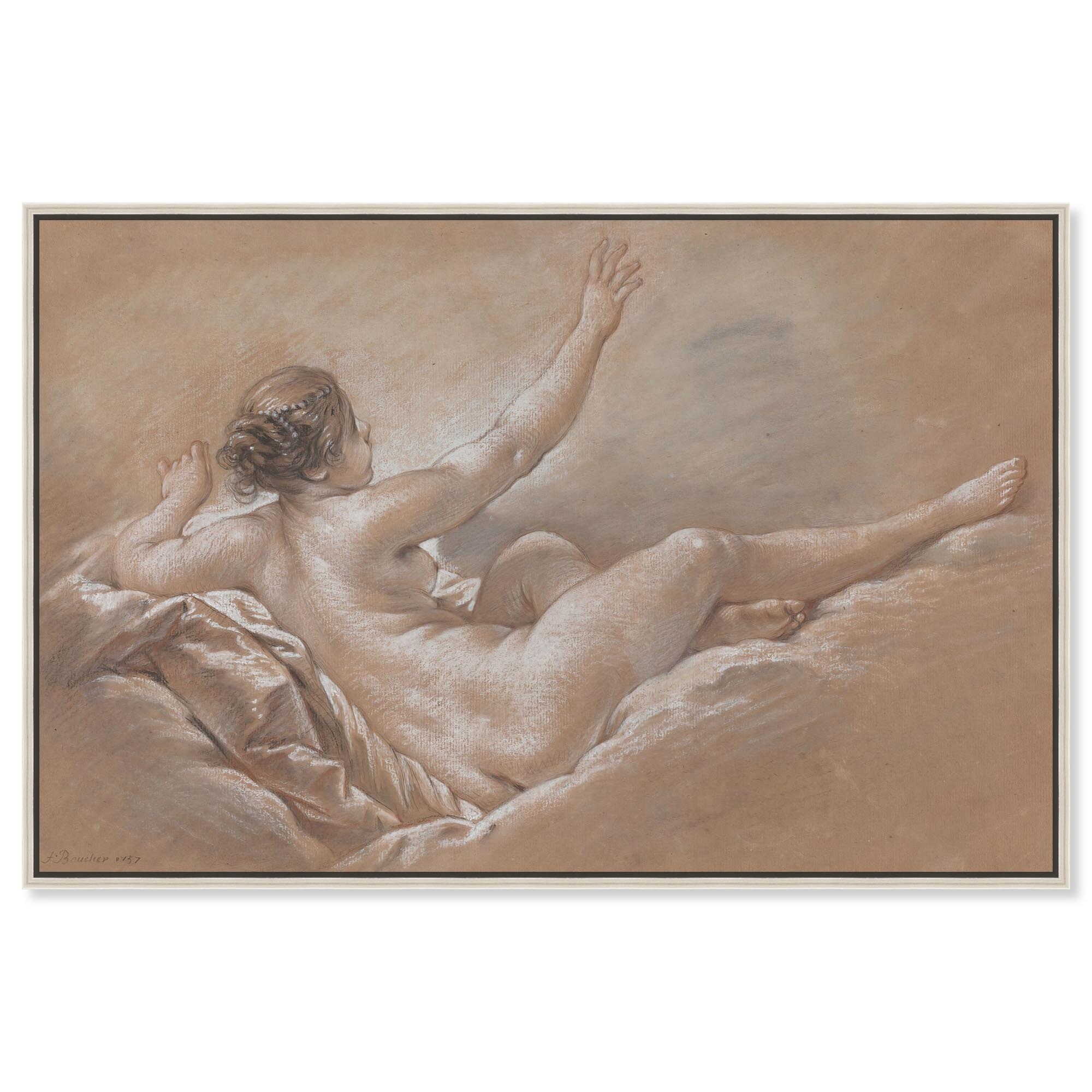 The Golden Shower 1757 Canvas Vintage Art by Art Remedy
