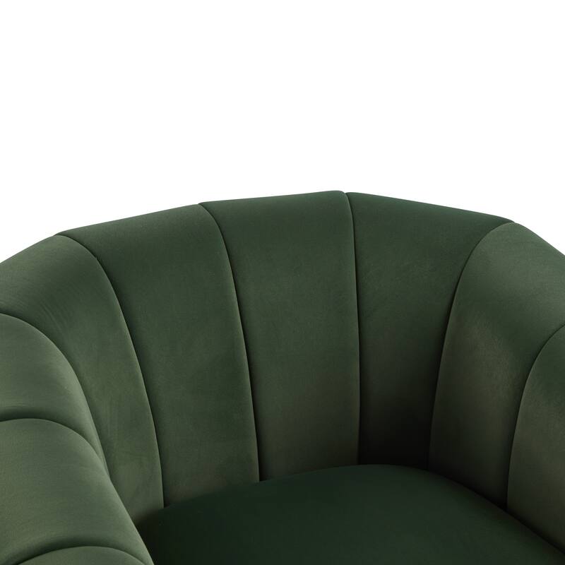 Monroe Indoor Modern Swivel Club Chair by Christopher Knight Home