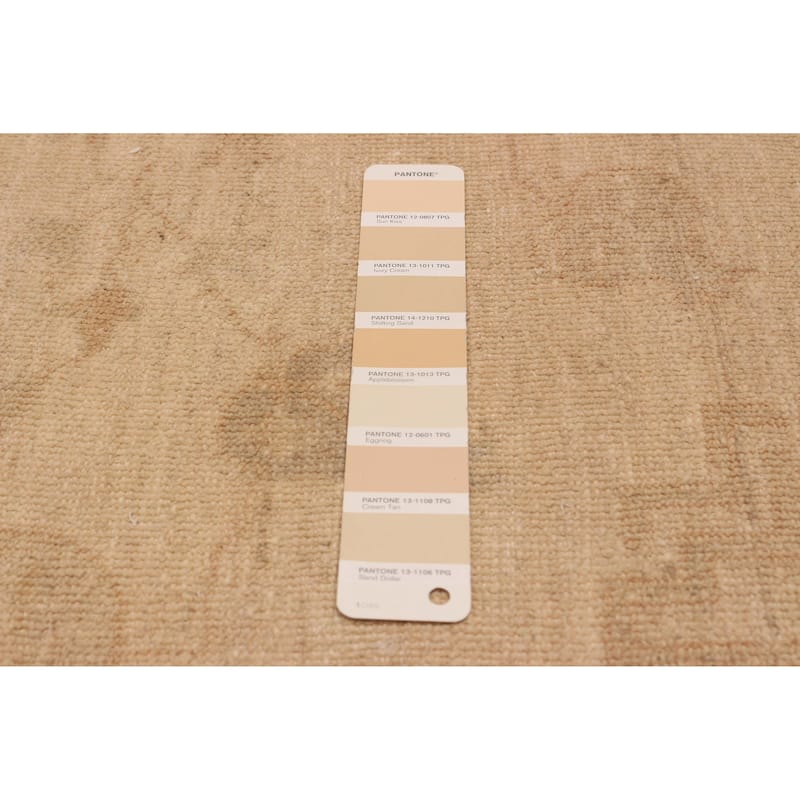 ECARPETGALLERY Hand-knotted Chobi Finest Ivory Wool Rug - 7'10 x 10'3