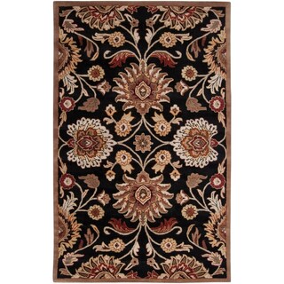 Patchway Handmade Classic Floral Wool Area Rug