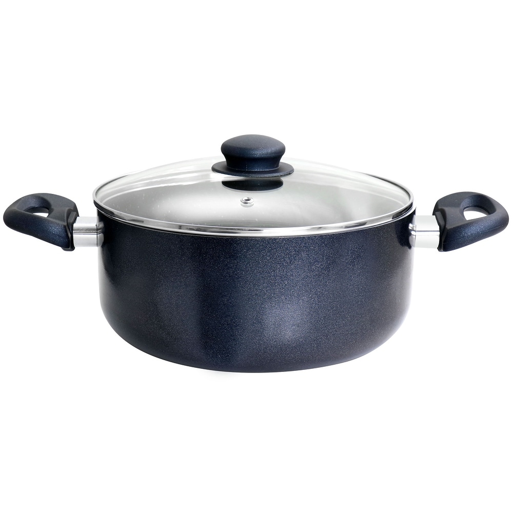 6 Quart Nonstick Aluminum Dutch Oven with Lid in Cherry - Bed Bath & Beyond  - 37451860