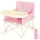 preview thumbnail 3 of 7, Stylish Highchair with Adjustable Footrest and Detachable Cushion Perfect Gift for Birthday or Christmas Pink