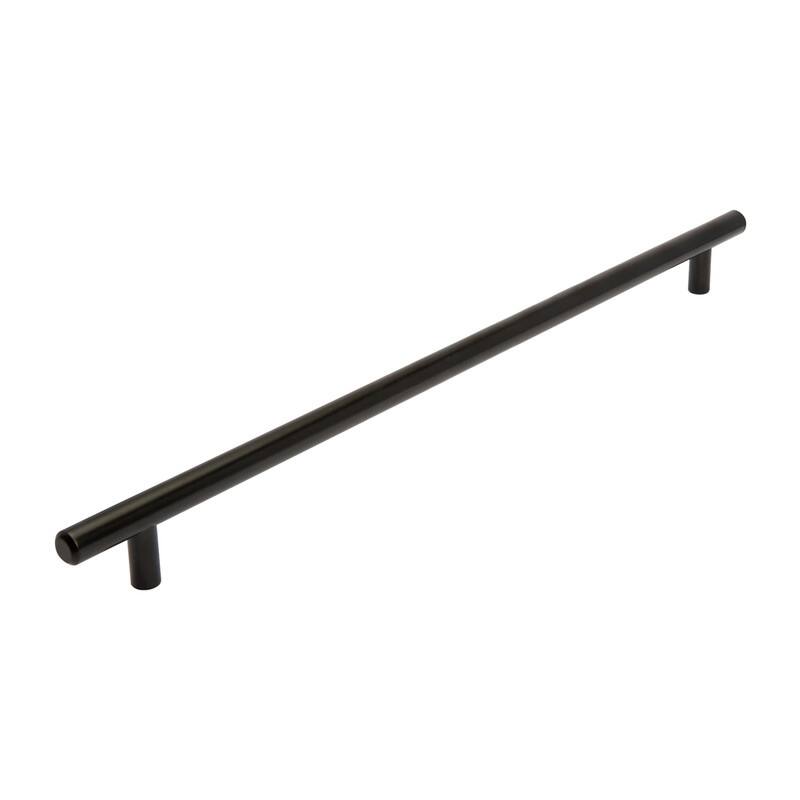 Utopia Alley Carli Cabinet Pull Handle, Brushed nickel/Matt Black 3", 5" and 12.5" Center to Center