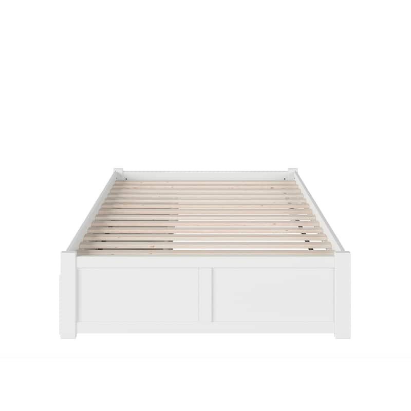 Concord Platform Bed with Footboard and Storage Drawers
