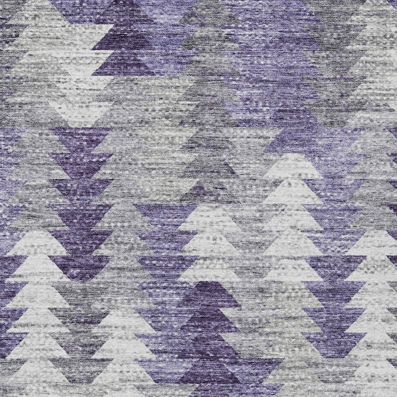 HomeRoots Geometric Transitional Rectangle Outdoor Rug
