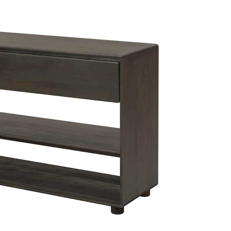 Living Room Vintage Entryway Table Console Table with Drawers and Shelves