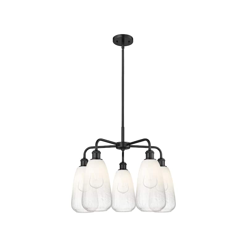 Innovations Lighting Endless Possibilities Ballston - Brookhaven Almond - 5 Light 25" Stem Hung Chandelier