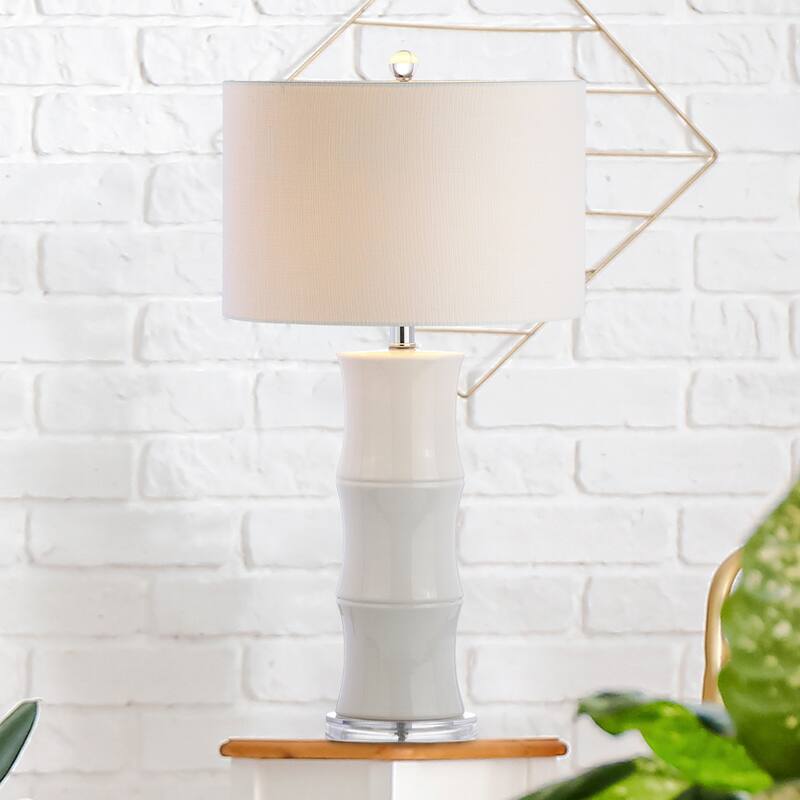 Joelie 26.5" Ceramic LED Table Lamp, Navy by JONATHAN Y