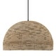 preview thumbnail 3 of 6, Hunter Hillmount Natural 1 Light Pendant - Transitional, Boho - Kitchen, Dining Room, Entryway