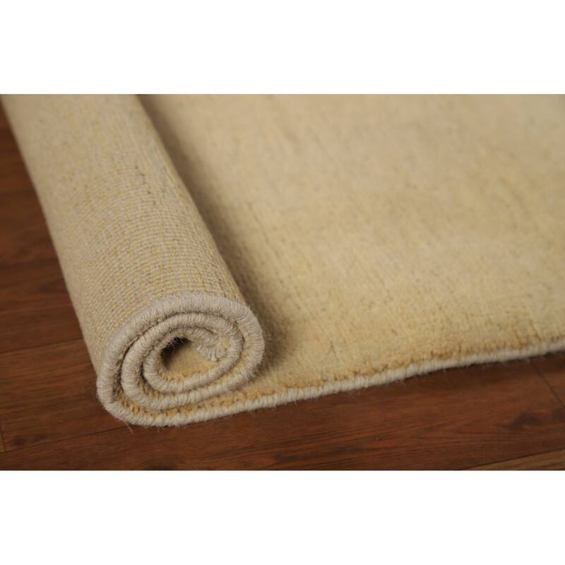 Gabbeh Modern Foyer Rug Hand-Knotted Wool Carpet - 2'8"x 4'2"